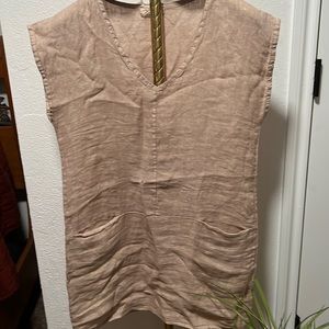 Sofia linen dress NWT